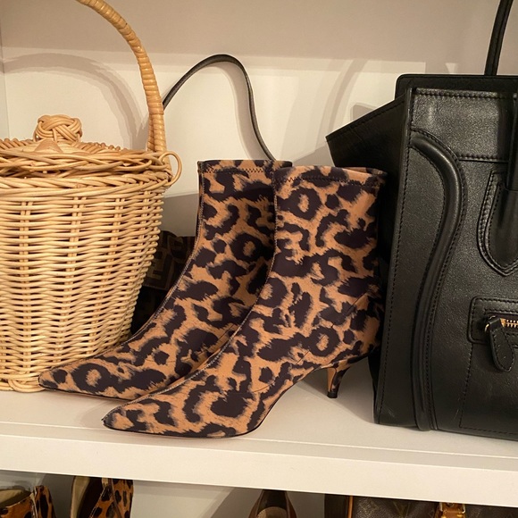 🌟Schulz Leopard 🐆 Booties Mini heel 8 - Picture 9 of 16